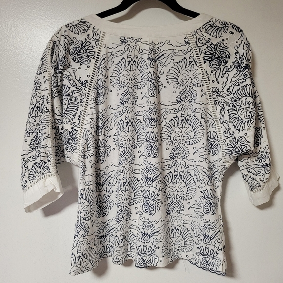 Anthropologie Maeve NWT Ester Embroidered Eyelet Top size extra small. - Picture 10 of 13